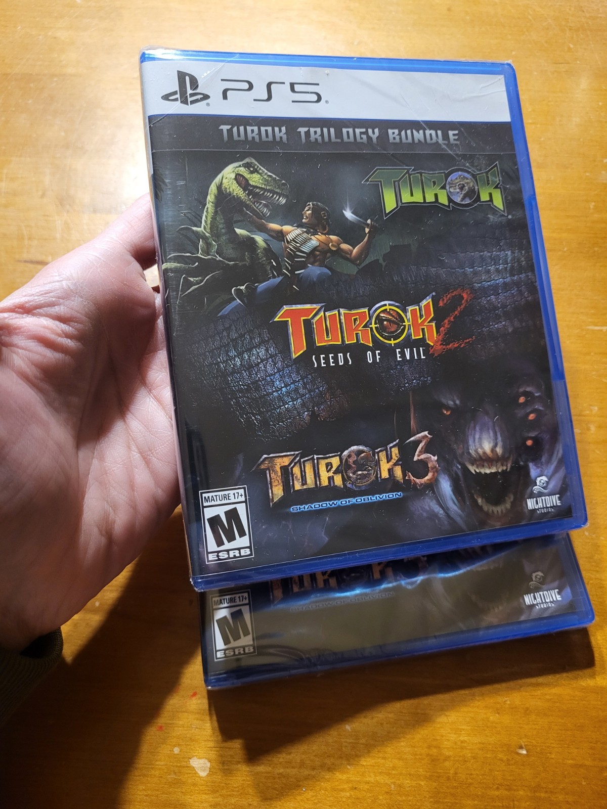 PS5 Playstation 5 Turok Trilogy Bundle 1 2 Seeds of Evil 3 Shadow of Oblivion