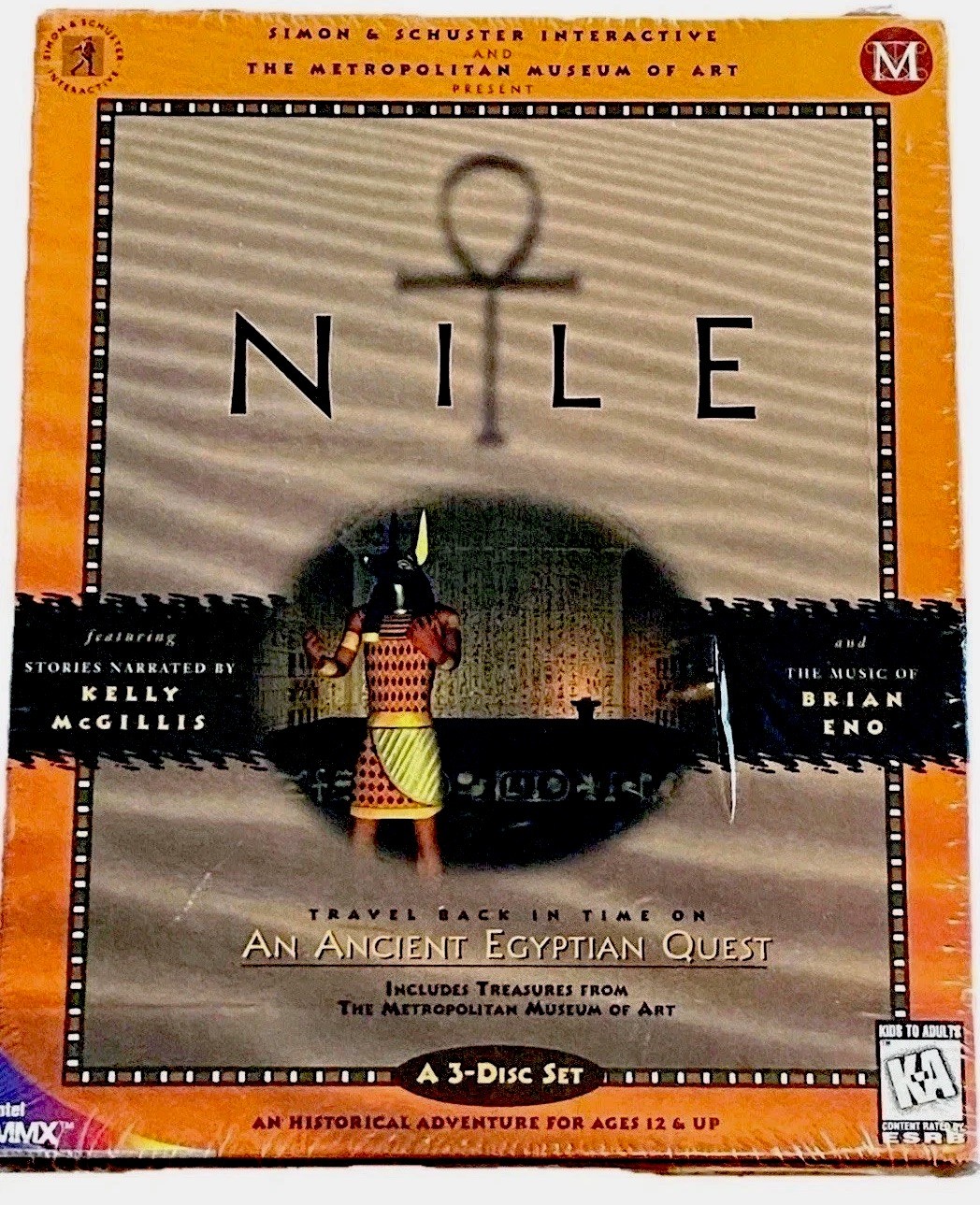 NILE: AN ANCIENT EGYPTIAN QUEST 1997 PC Video Game Windows 95 New Sealed