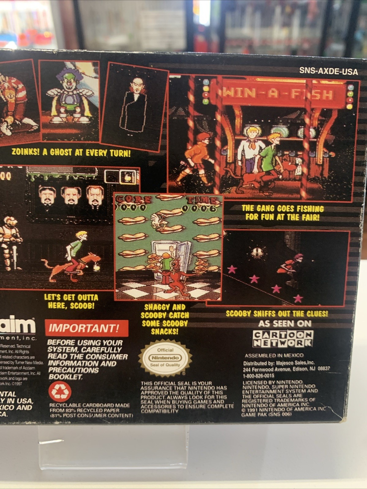 Scooby-Doo Mystery CIB SNES Super Nintendo Entertainment System Tested & Working