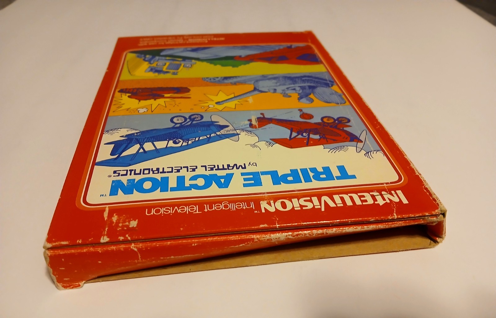 Triple Action Intellivision CIB Complete in Box w Overlays Tested Works