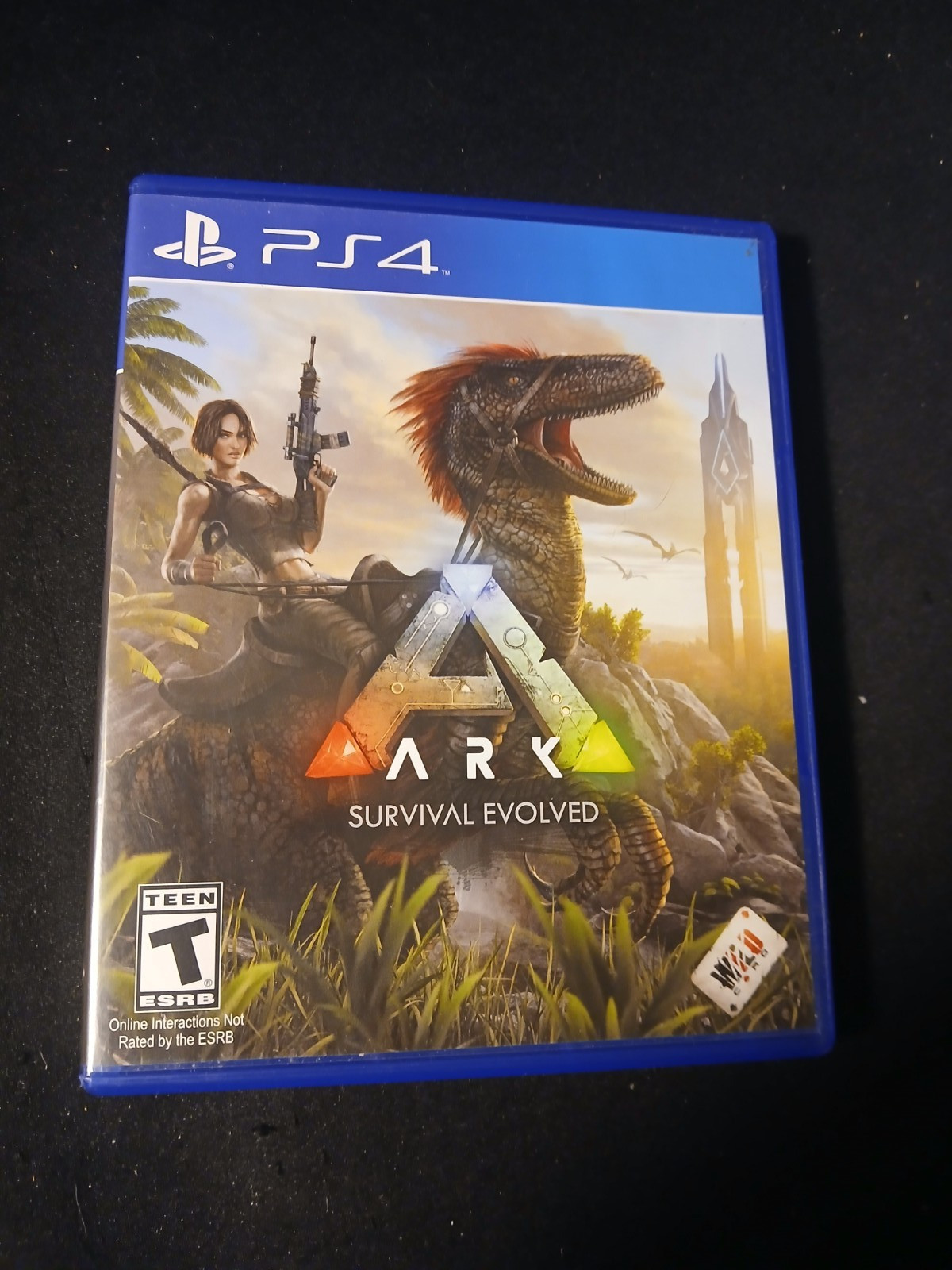 ARK Survival Evolved PS4 PlayStation 4 Tested Working w/ Case Studio Wildcard