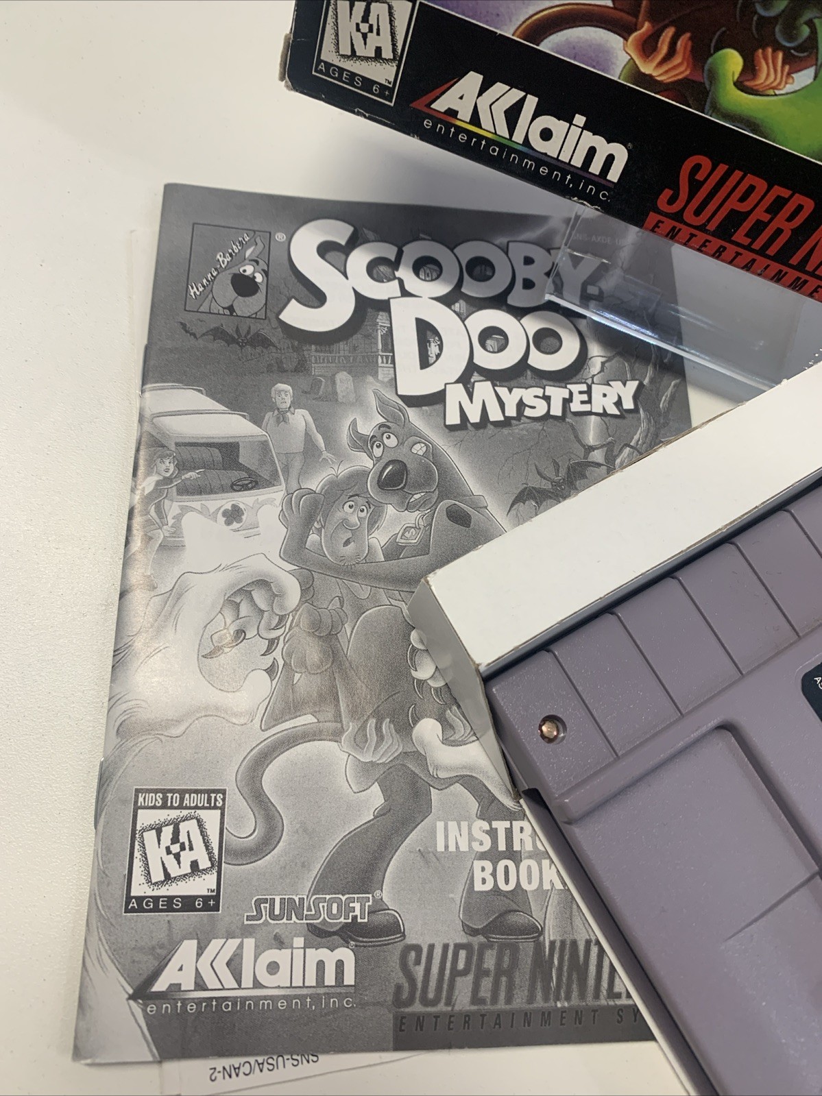 Scooby-Doo Mystery CIB SNES Super Nintendo Entertainment System Tested & Working