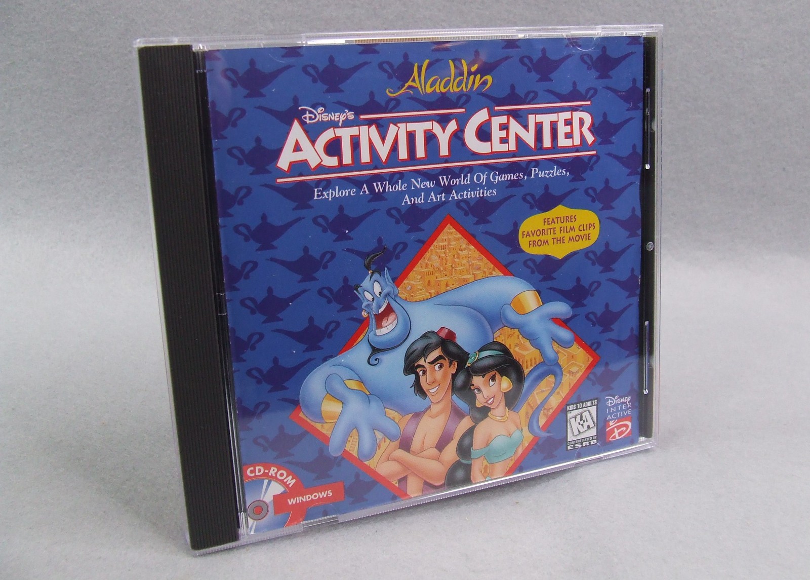 Disney’s Aladdin Activity Center PC CD-ROM Windows / Mac Ages 5 And Up