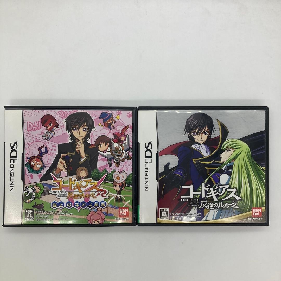 Code Geass Lelouch of the Rebellion & R2 Nintendo DS NDS Japanese ver Tested