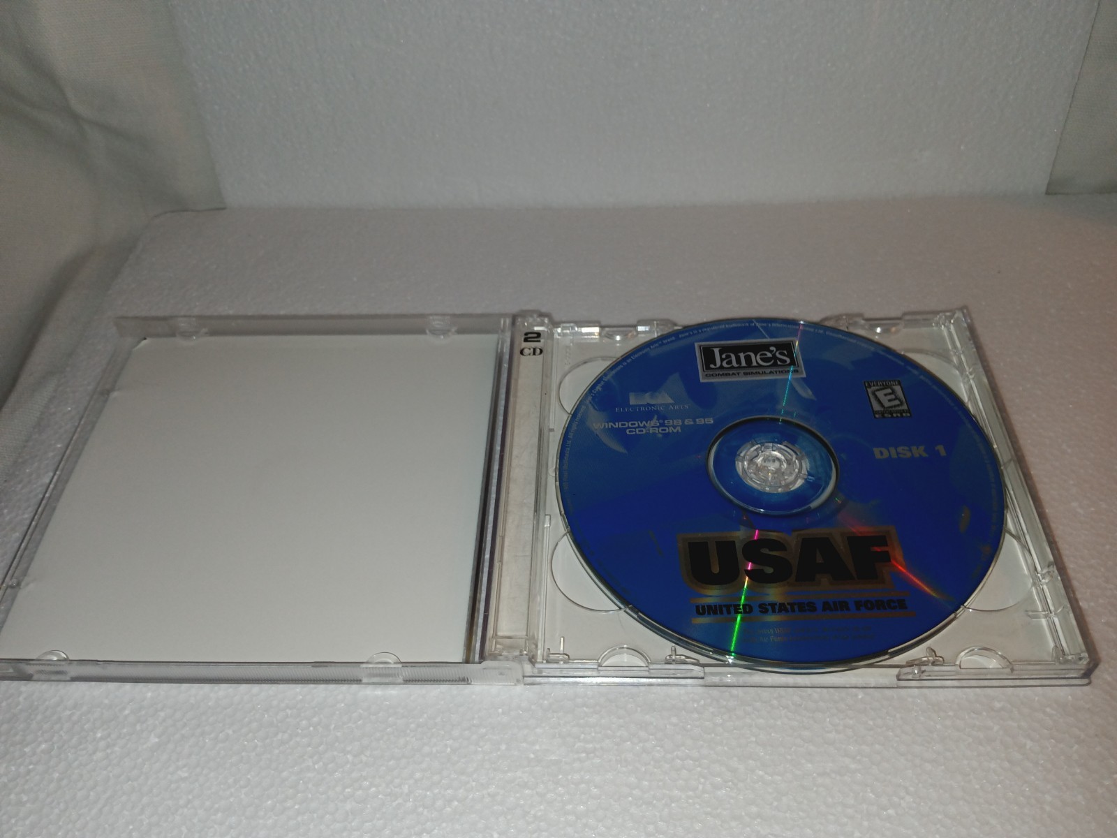Jane’s USAF United States Air Force PC CD-ROM 1999 2 Disc