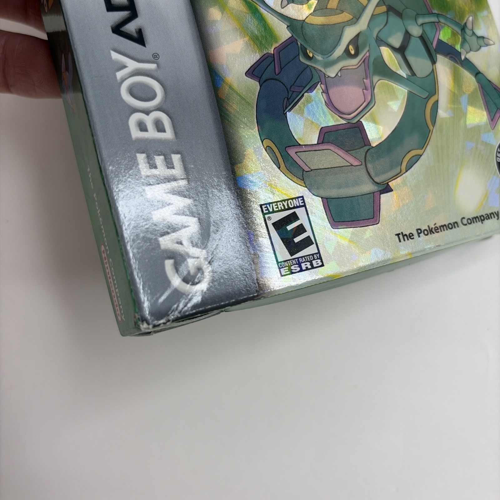 CLEAN Pokemon Emerald Game Boy Advance Authentic CIB Complete Poster Manual Box