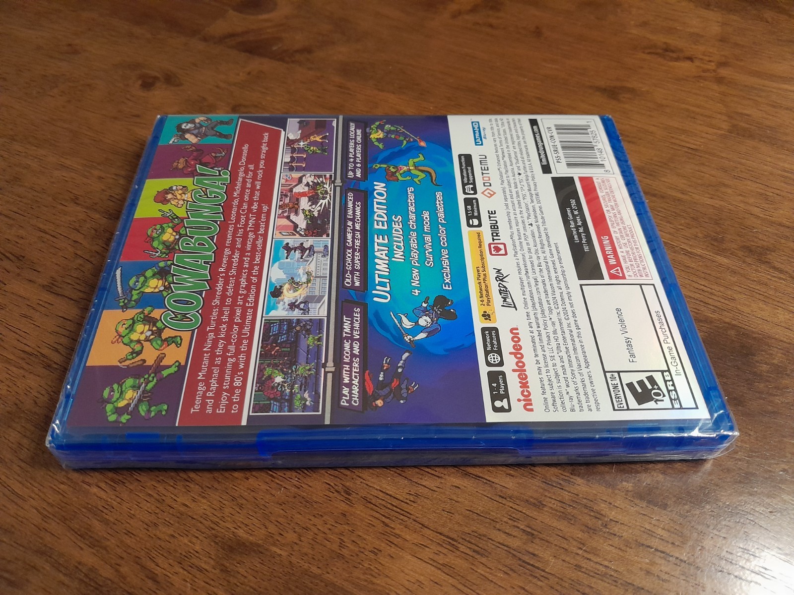 Teenage Muntant Ninja Turtle Shredder’s Revenge Ultimate Edition Foil (PS5, LRG)
