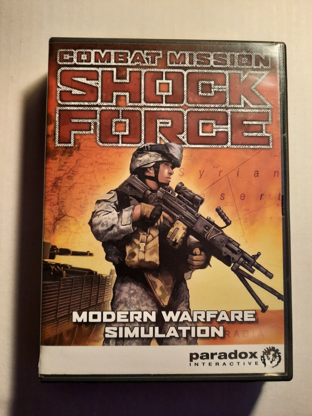 Combat Mission Shock Force PC CDROM 2007 Video Game Complete Paradox Interactive