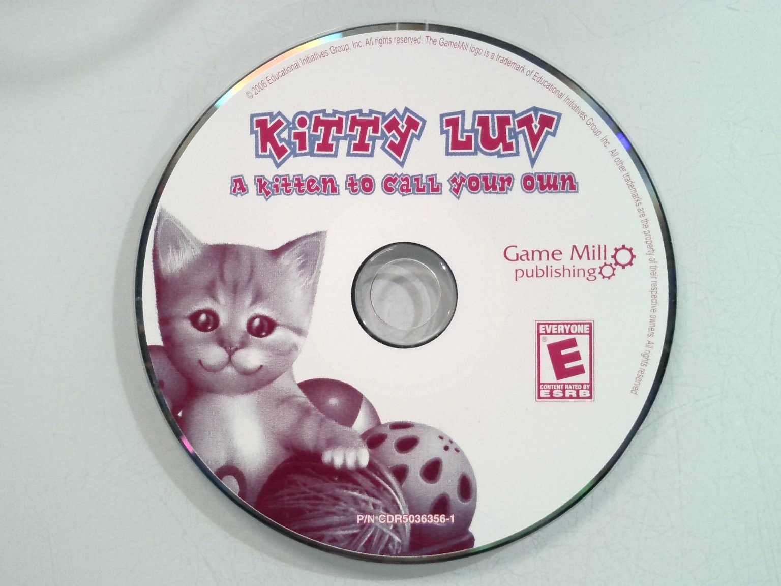 Kitty Luv: A Kitten to Call Your Own PC Video Game Virtual Pet Simulation