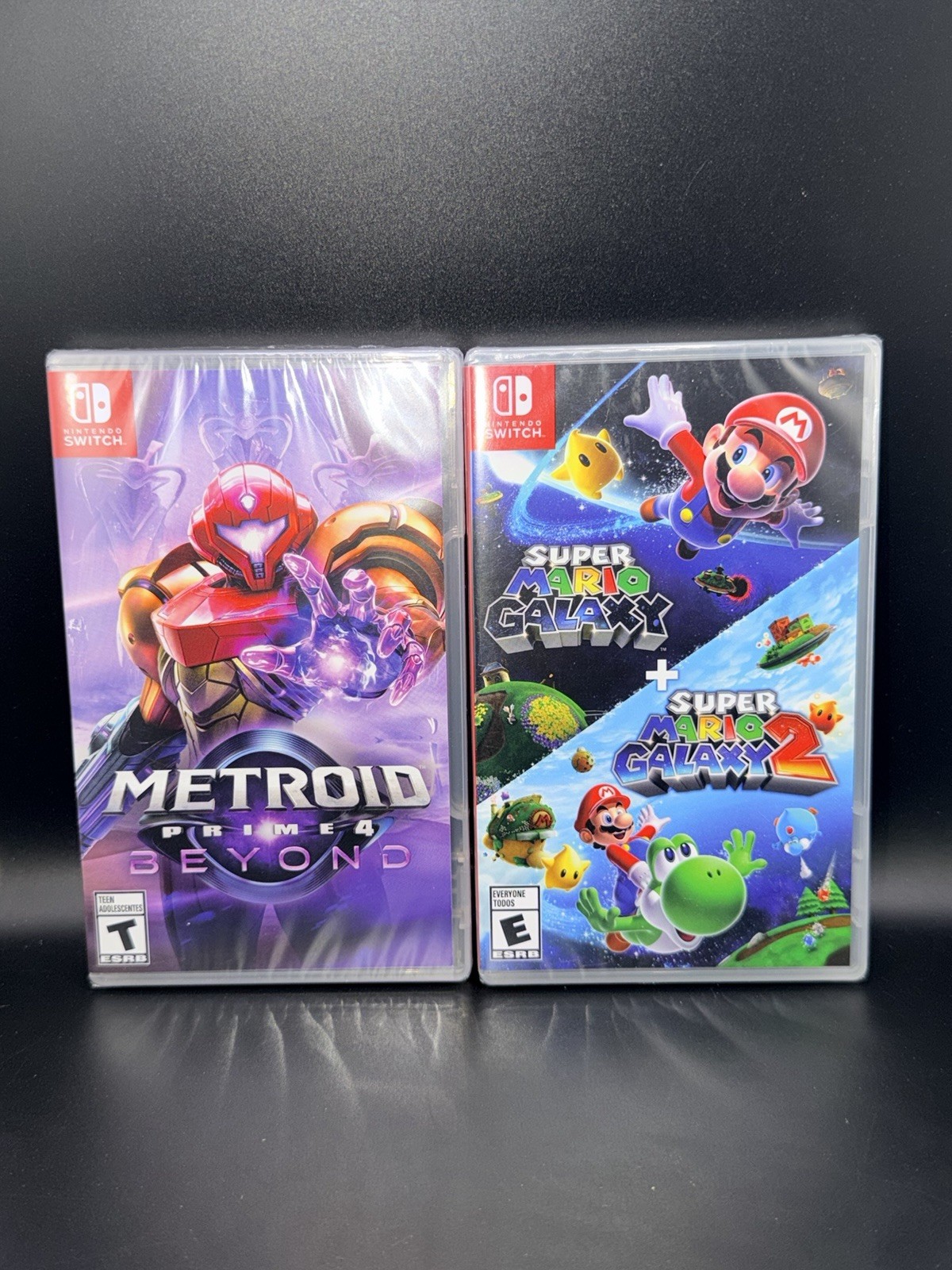 Super Mario Galaxy 1 & 2 And Metroid Prime 4 Nintendo Switch | Brand new sealed