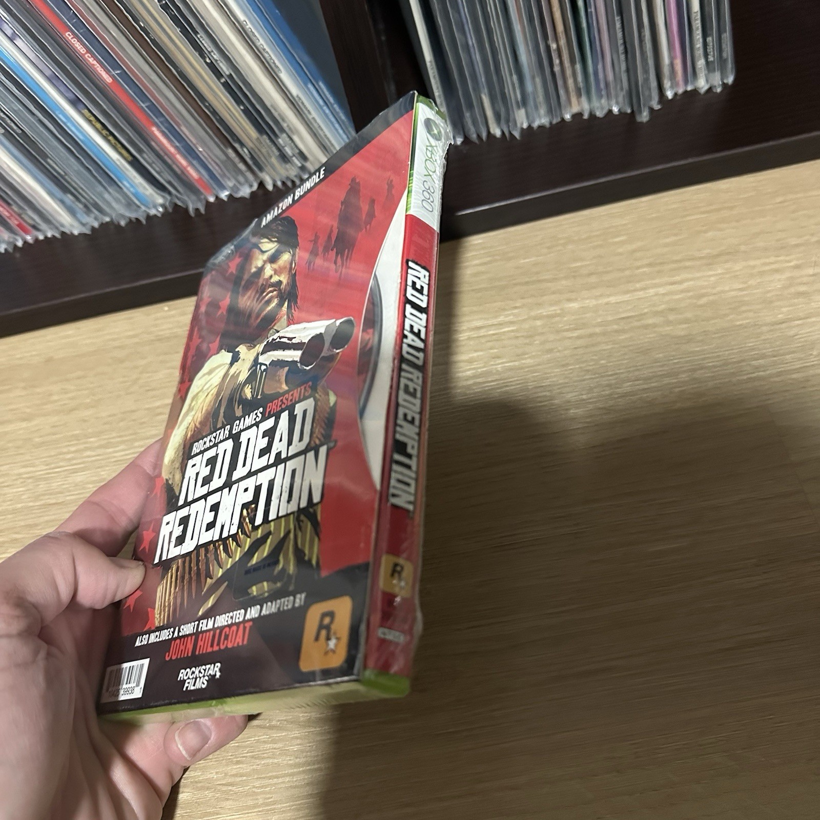 Xbox 360 Red Dead Redemption Amazon Bundle Brand New Factory Sealed -CASE DAMAGE