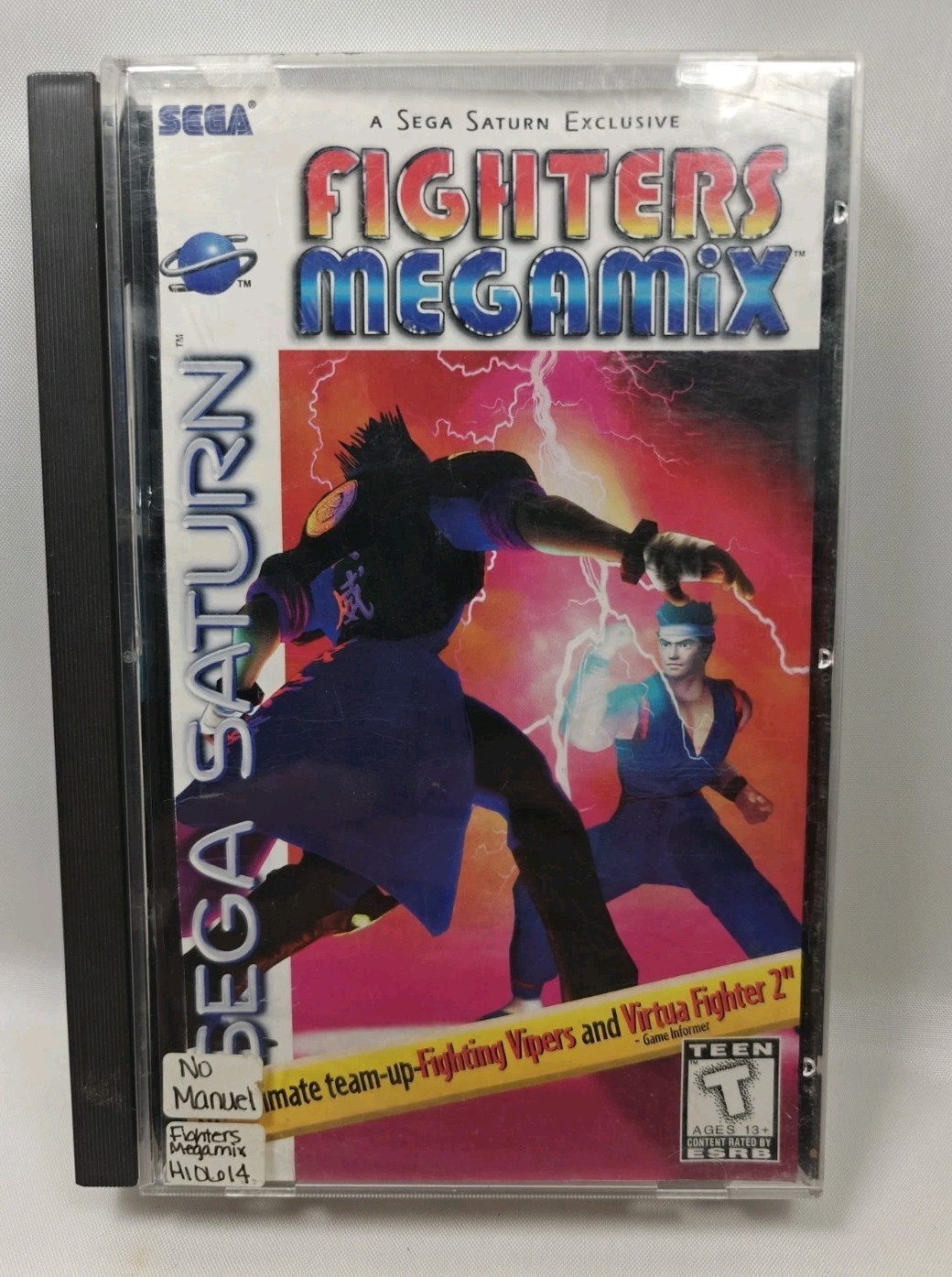 SEGA Sega Saturn – Fighters Megamix Fighting Game Multiplayer 1996 NTSC-U/C