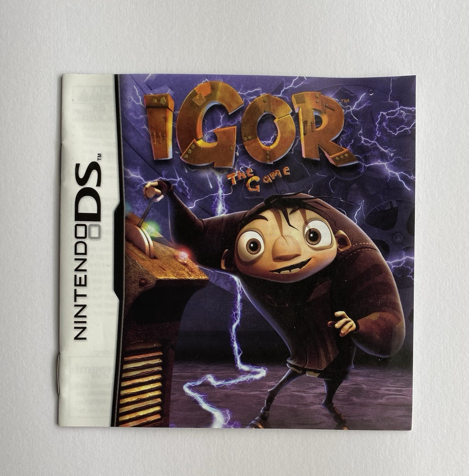 Nintendo – DS – Igor – 2008 – Complete Set – Tested – Working Game – Manual Yes-