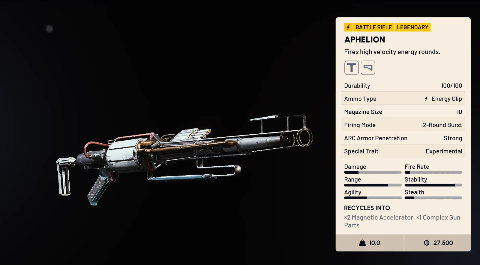 Aphelion Blueprint Arc Raiders