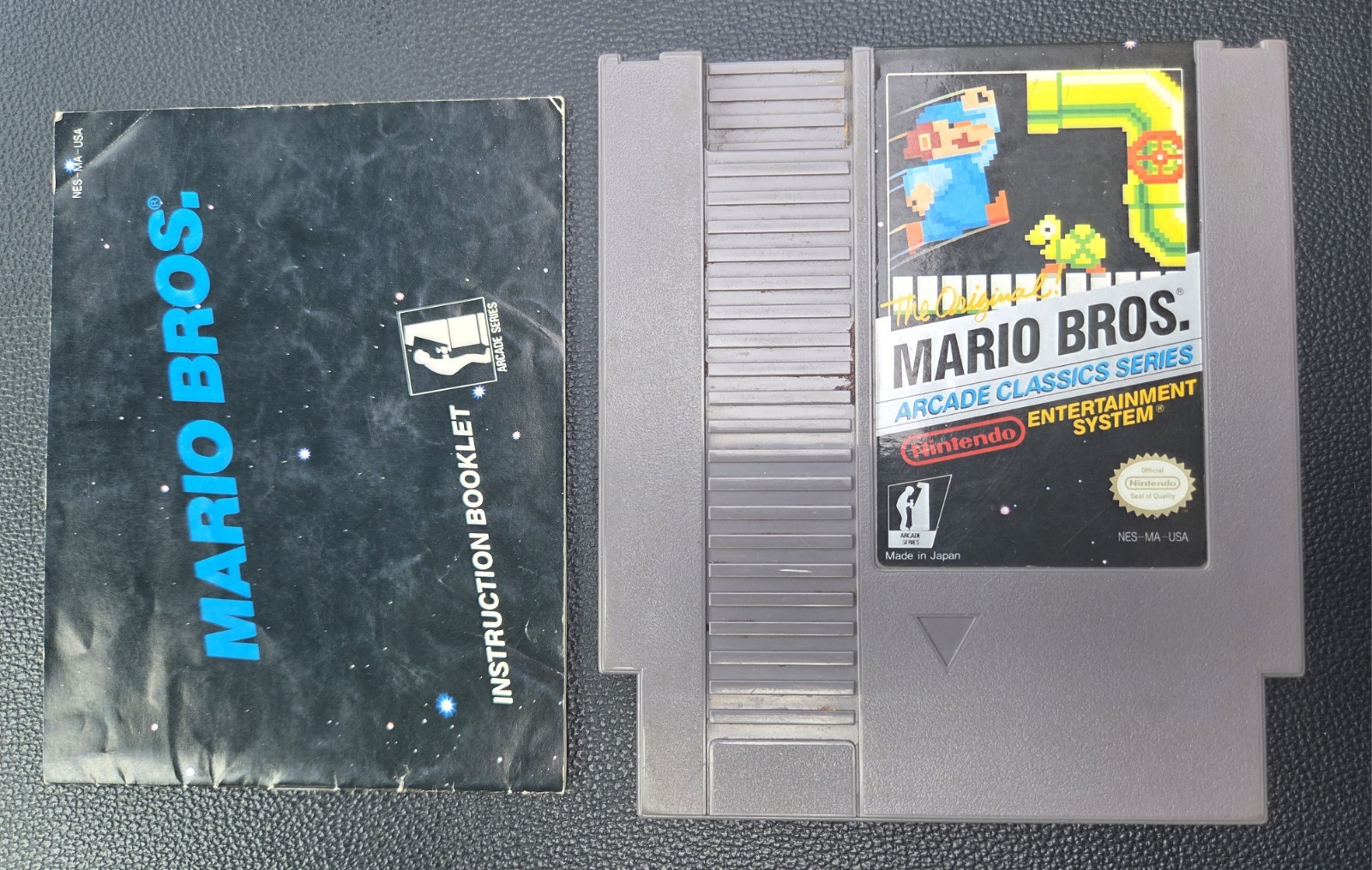 Mario Bros Arcade Classics Series NES Nintendo Cartridge + Manual