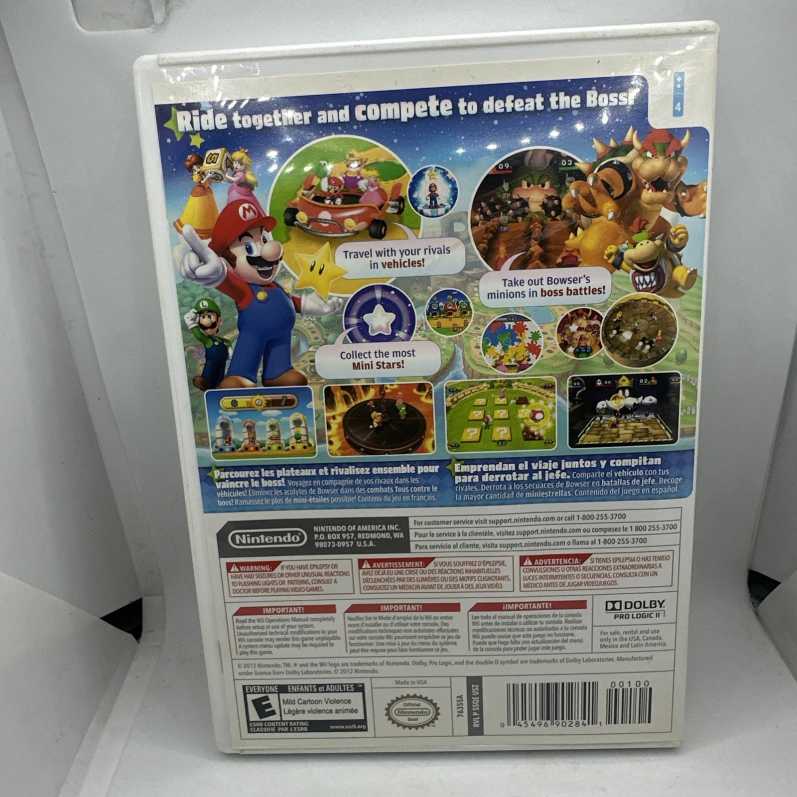 Mario Party 9 (Nintendo Wii, 2012) CIB With Nintendo Club Pin Tested & Working