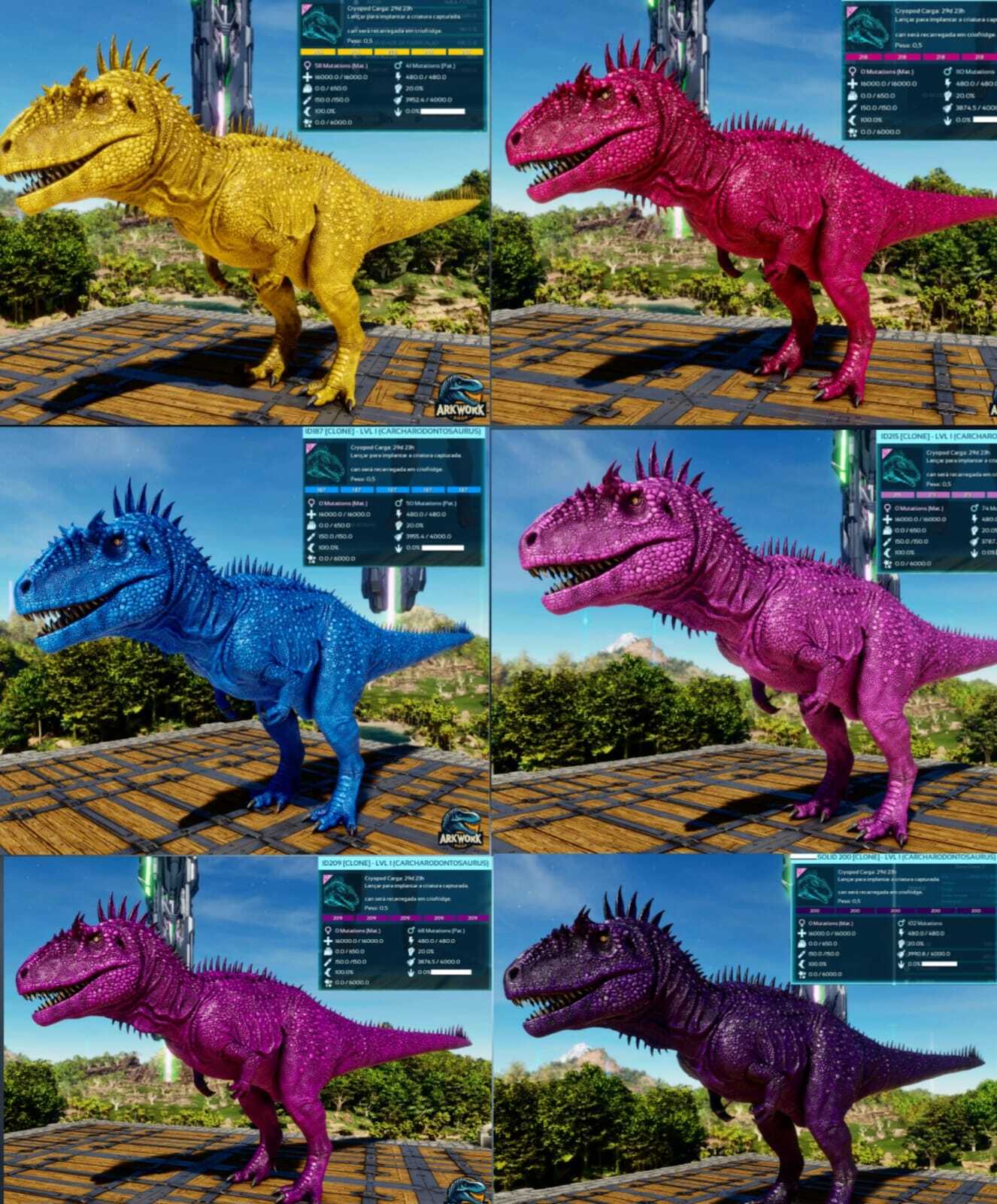 ARK Survival Ascended PVE Carcha New Colors PS5/XBOX/PC
