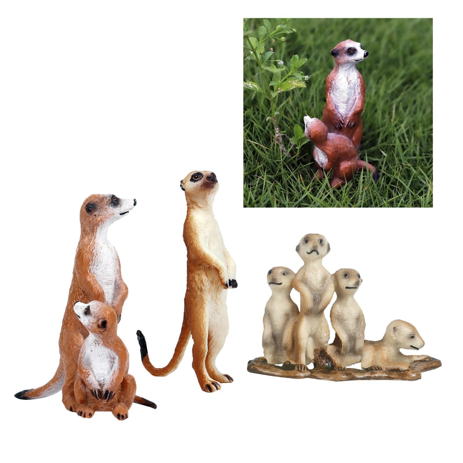 3Pack Animal Africa Standing Figurine Models Decor at The