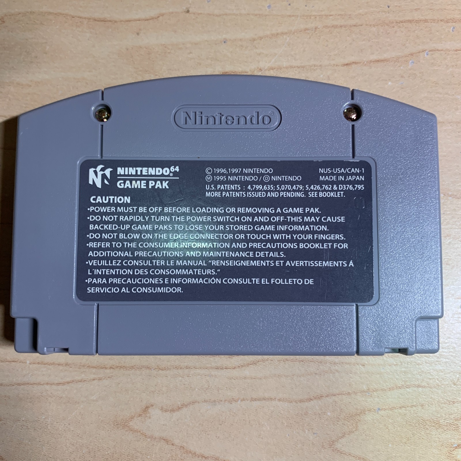 Super Smash Bros Nintendo 64 N64 Authentic 1st Print Cleaned Tested Classic Game