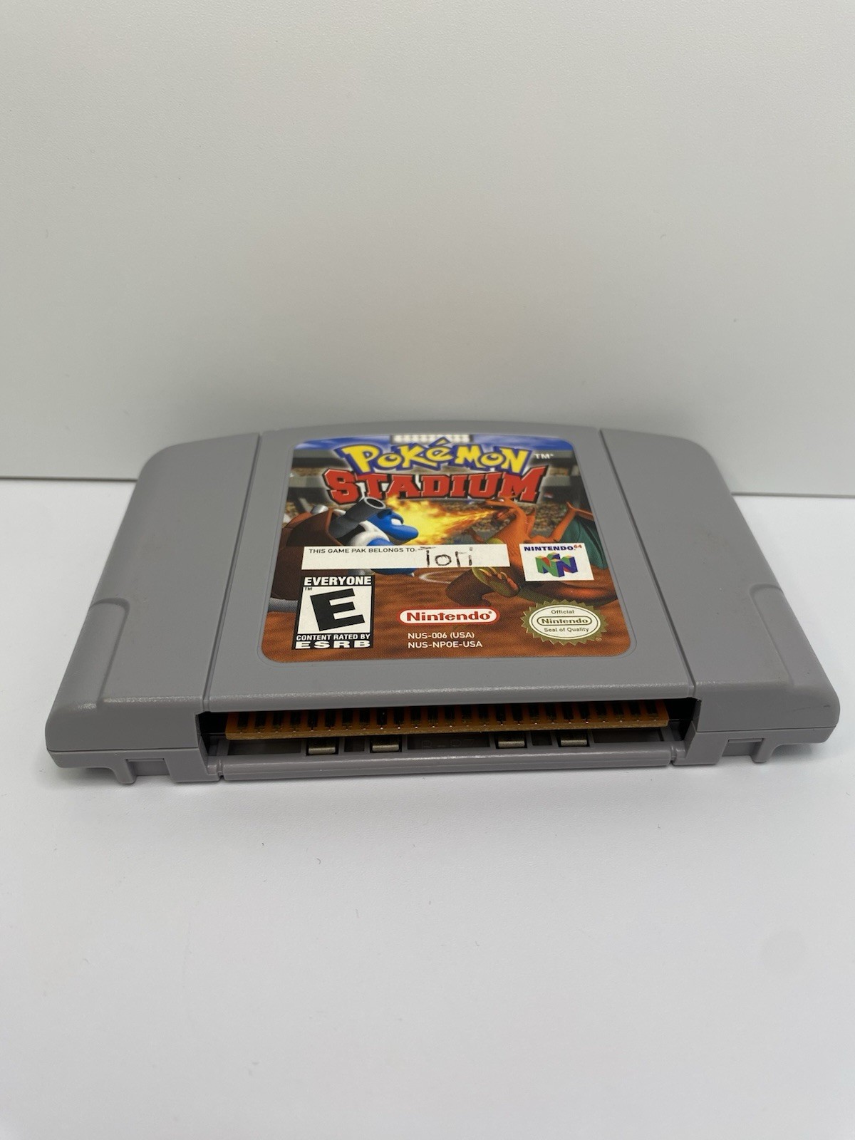 Pokémon Stadium Nintendo 64 2000 N64 Game Cartridge Clean Tested Works Authentic