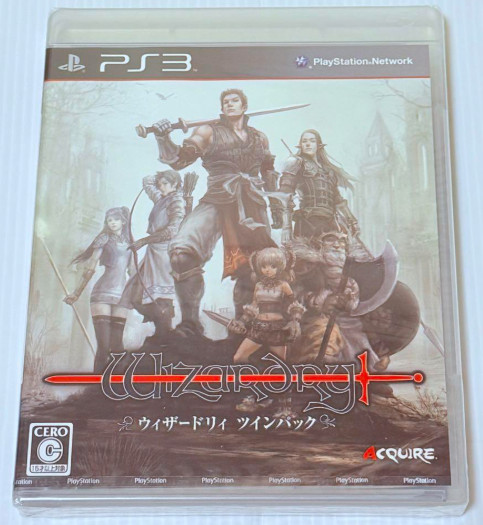 Play Station3 Wizardry Twin Pack Game Software RPG Dungeon Crawler 2011 Acquire