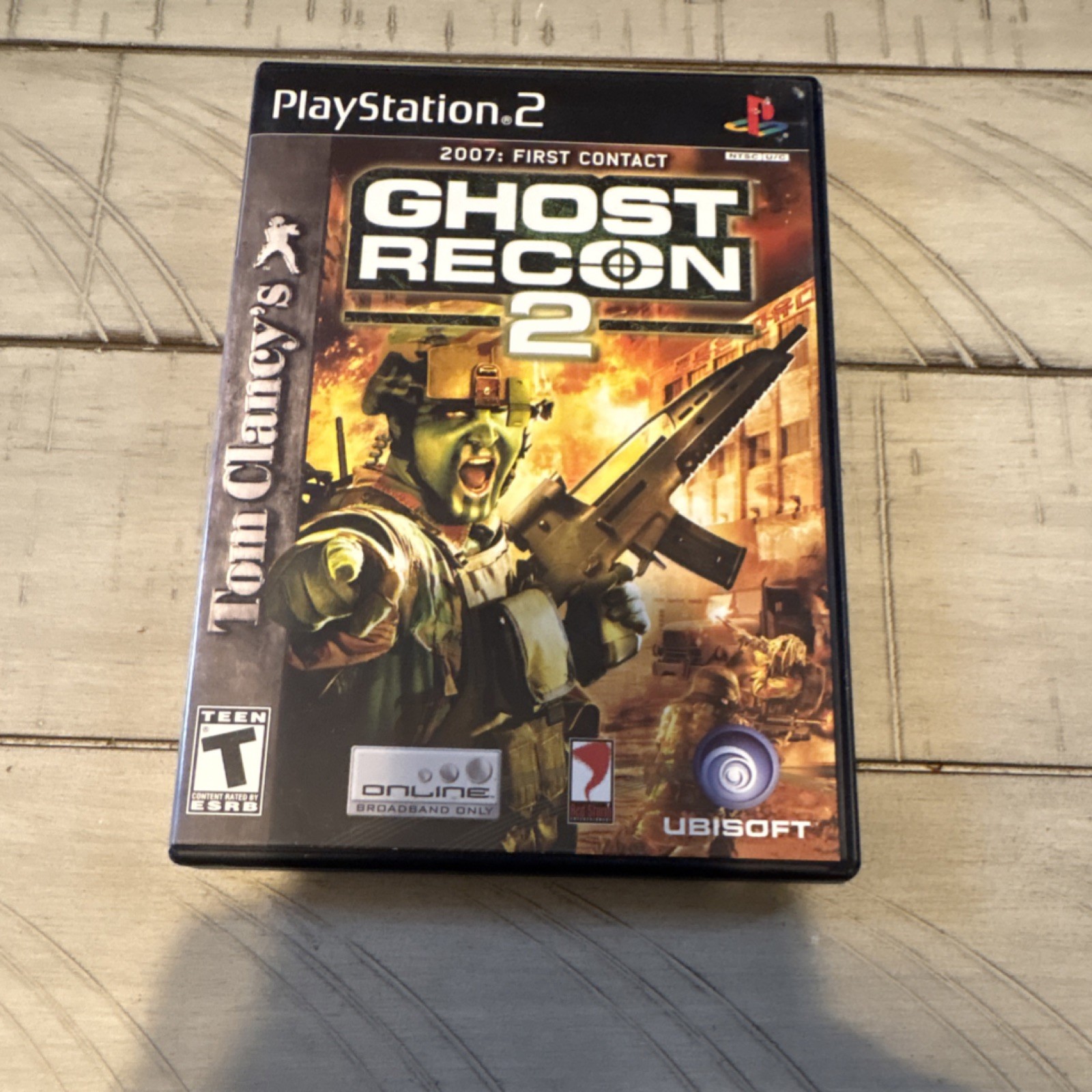 Ubisoft Tom Clancy’s Ghost Recon 2 Shooter Online Playability PS2 NTSC T 2007