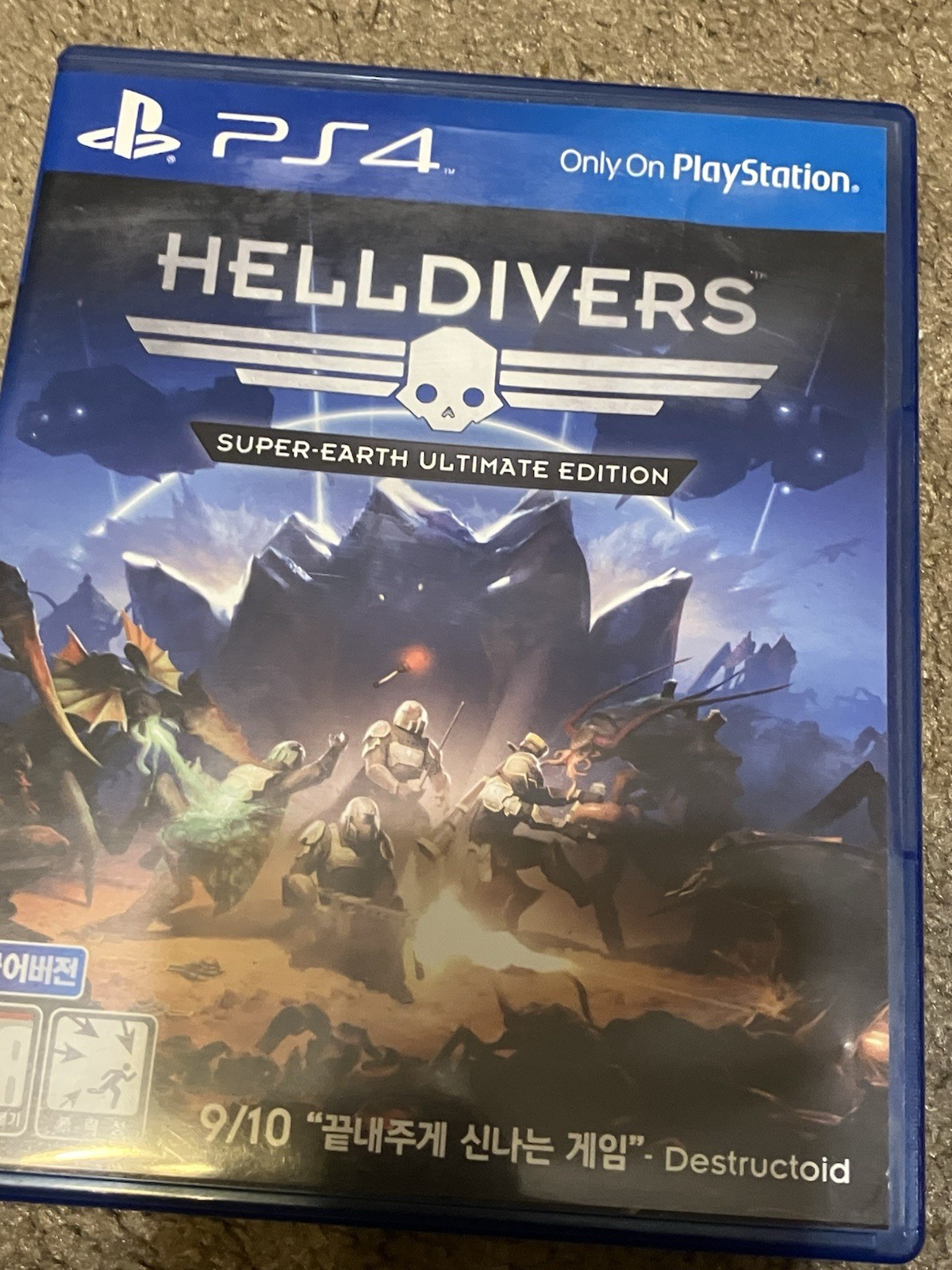 Authentic & Tested Helldivers Super Earth Ultimate Edition PS4, Cib, Works, Read