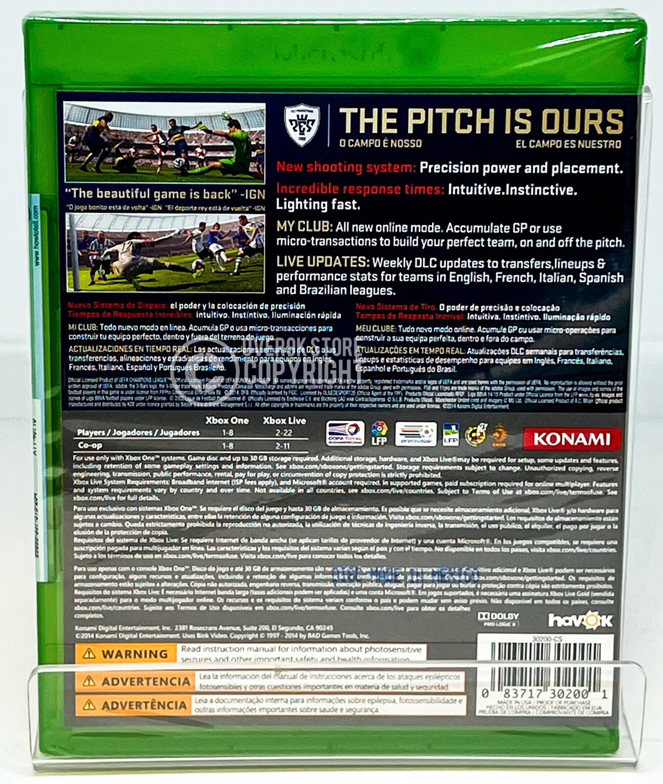 Factory Case of 30 (Sealed) Pro Evolution Soccer PES 2015 – Xbox One – Brand New