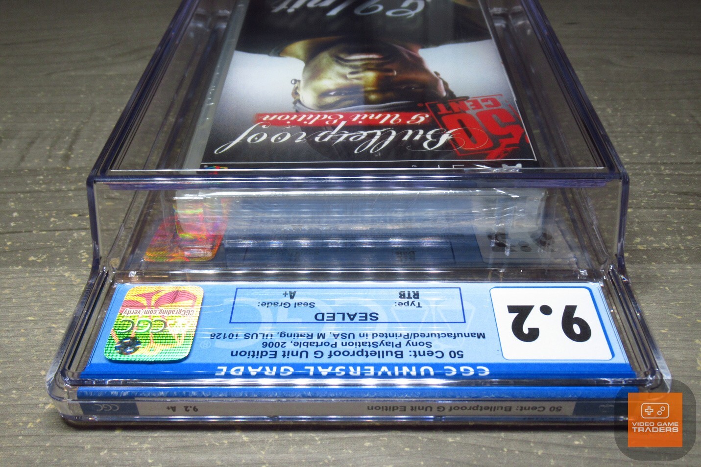 CGC 9.2 A+ – 50 Cent: Bulletproof Sony PSP 2006 NEW! – RARE!
