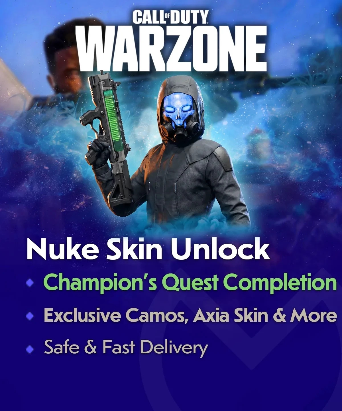 WARZONE CHAMPION’S QUEST (Nuke Operator Skin) – ALL PLATFORMS – READ DESC