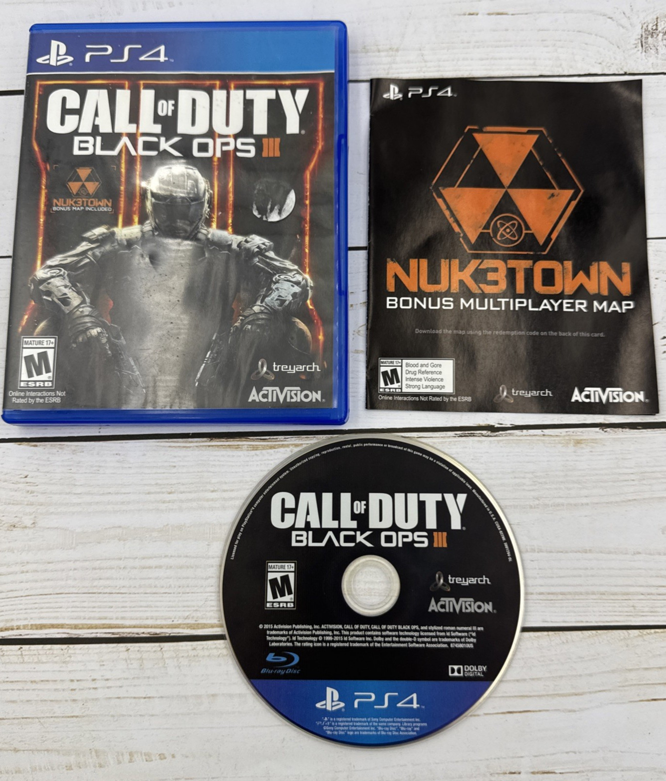 Call of Duty: Black Ops III 3 (PS4 Sony PlayStation 4, 2015)
