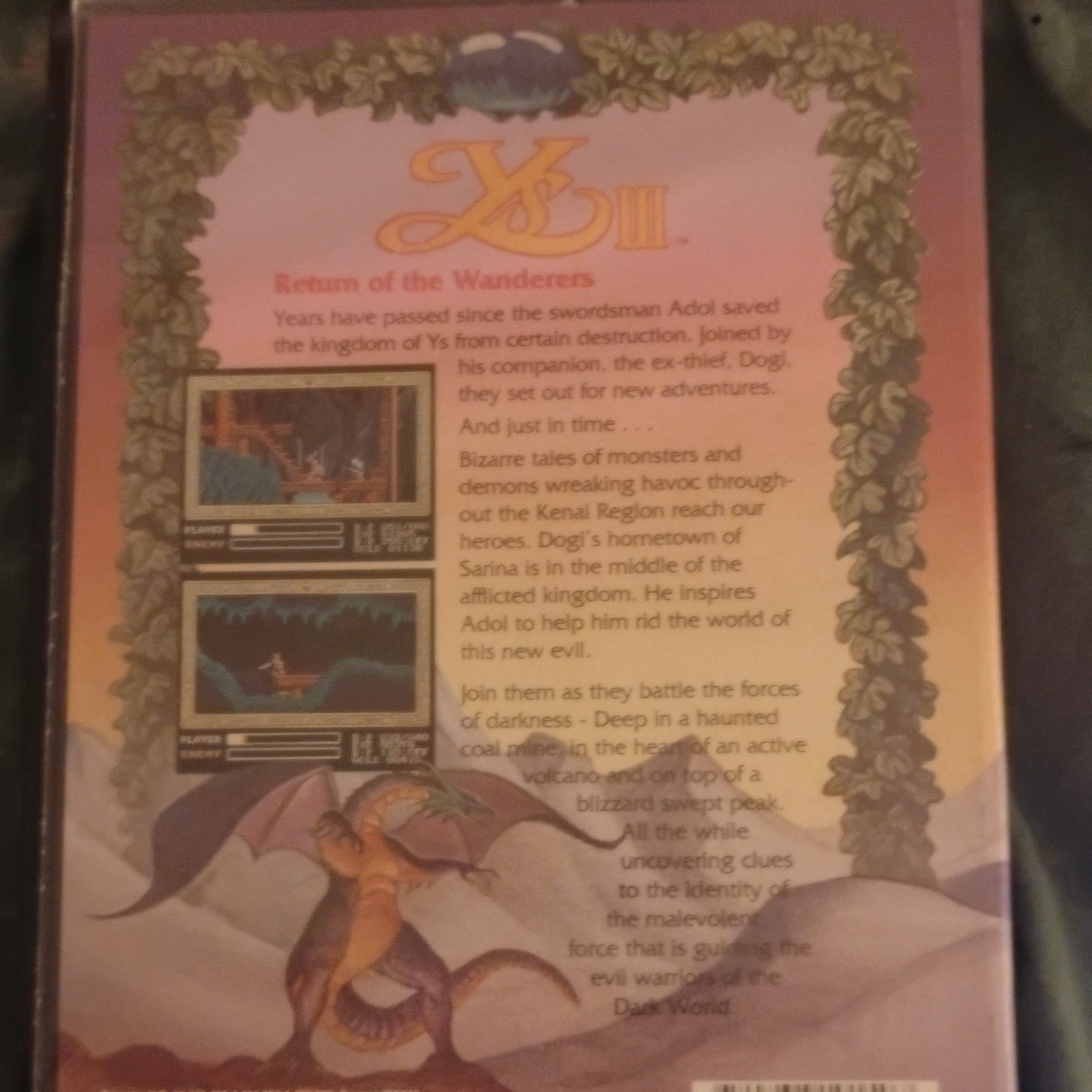 Yes: Wanderers From Ys Published By Renovation For The Sega Genesis