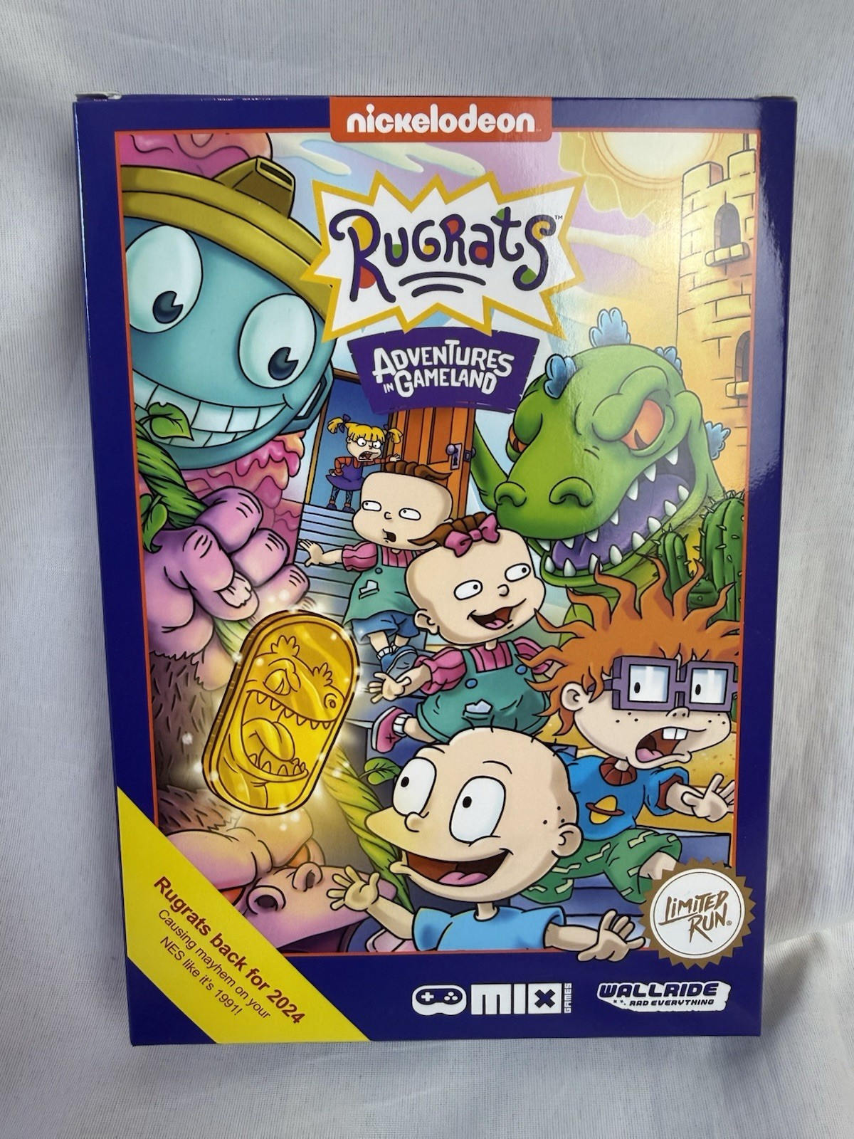 Rugrats Adventures in Gameland V1 NES Nintendo Limited Run Games – Complete!
