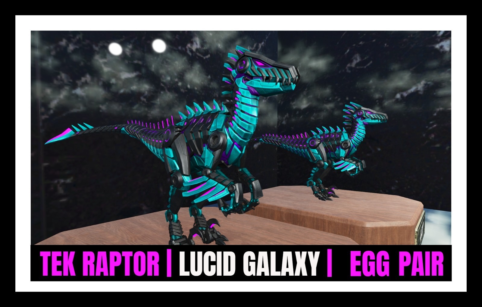 ARK Survival Ascended PvE TEK RAPTOR LUCID GALAXY 1090 MD PC/XBOX/PS5 ASA