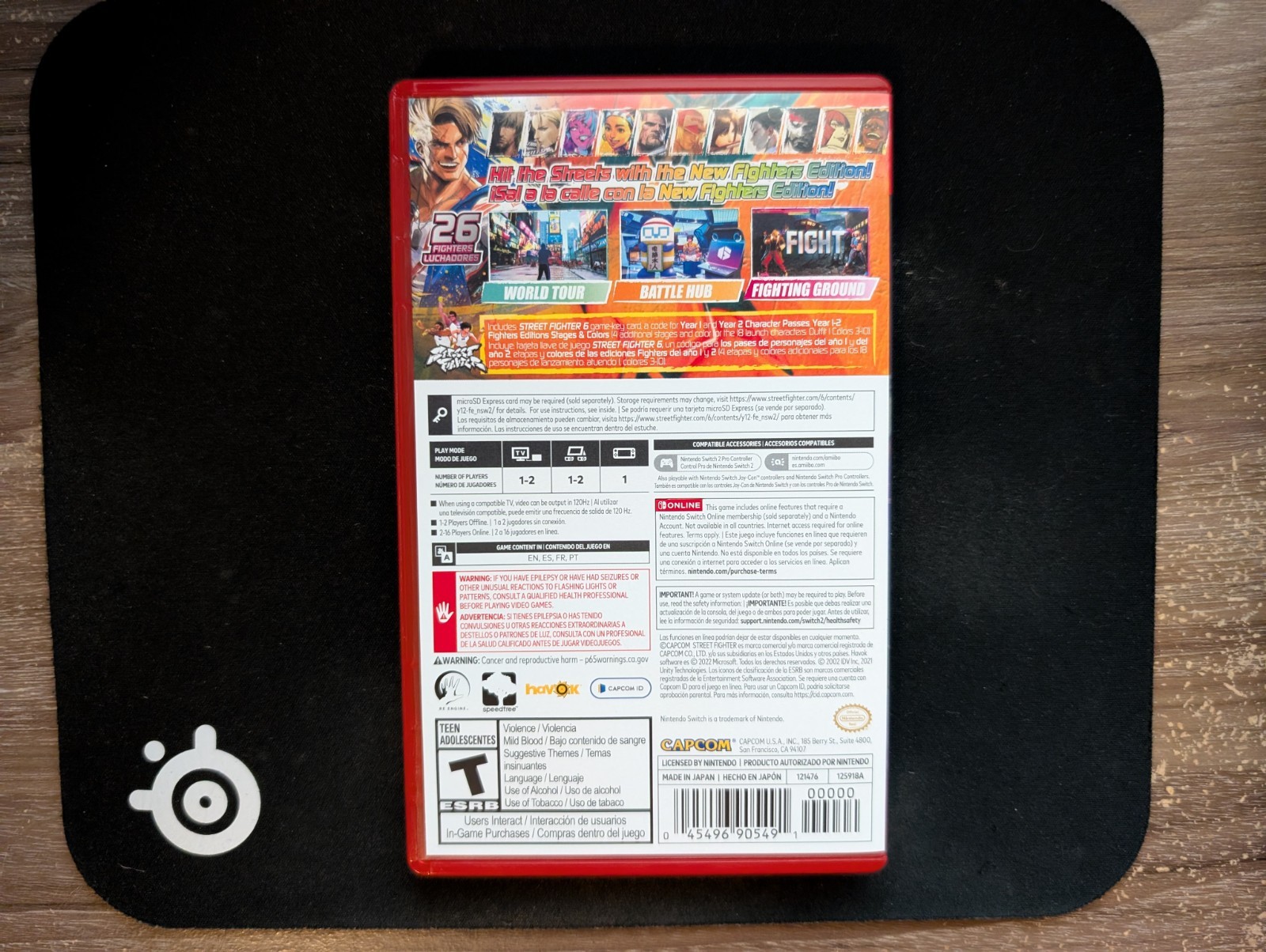Street Fighter 6: Years 1-2 Fighters Edition (Nintendo Switch 2, 2025) Complete