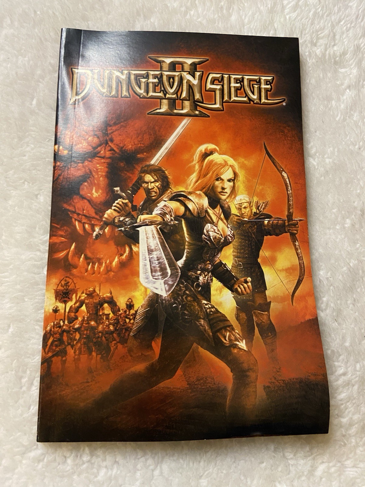 Dungeon Siege II PC CD ROM Computer Game 2005 CIB Manual 4 Discs Mature