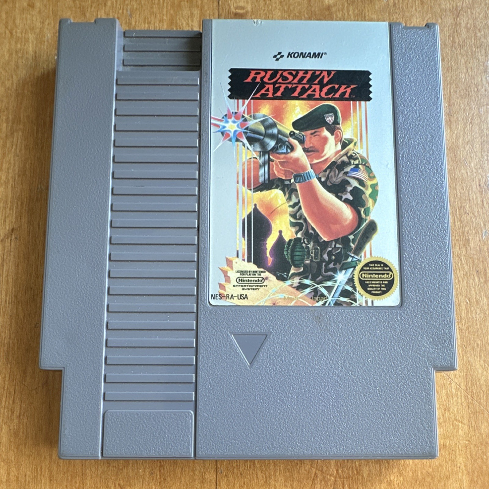 Konami Rush’n Attack Nintendo NES 1987 NTSC-U/C Action & Adventure Multiplayer