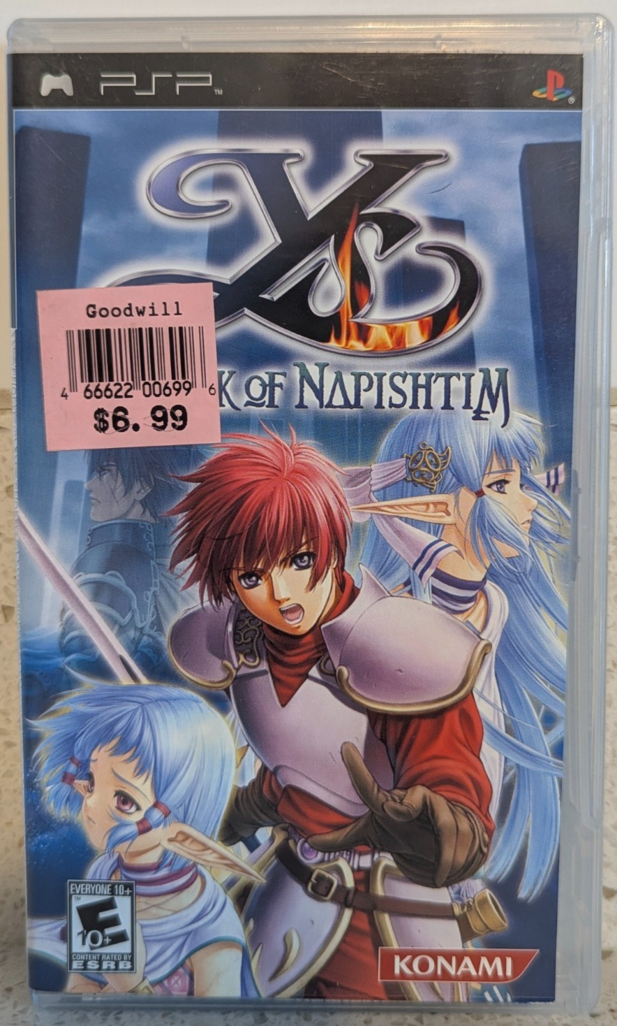 Ys The Ark of Napishtim PSP Complete Authentic Konami Action RPG