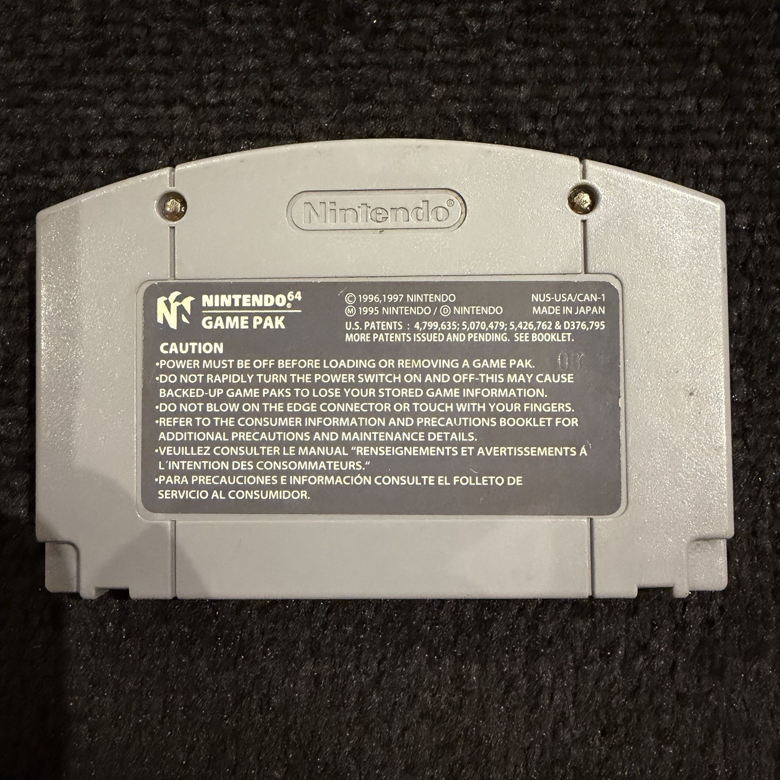 Super Mario 64 Authentic Nintendo N 64 N64 Game Cartridge Tested