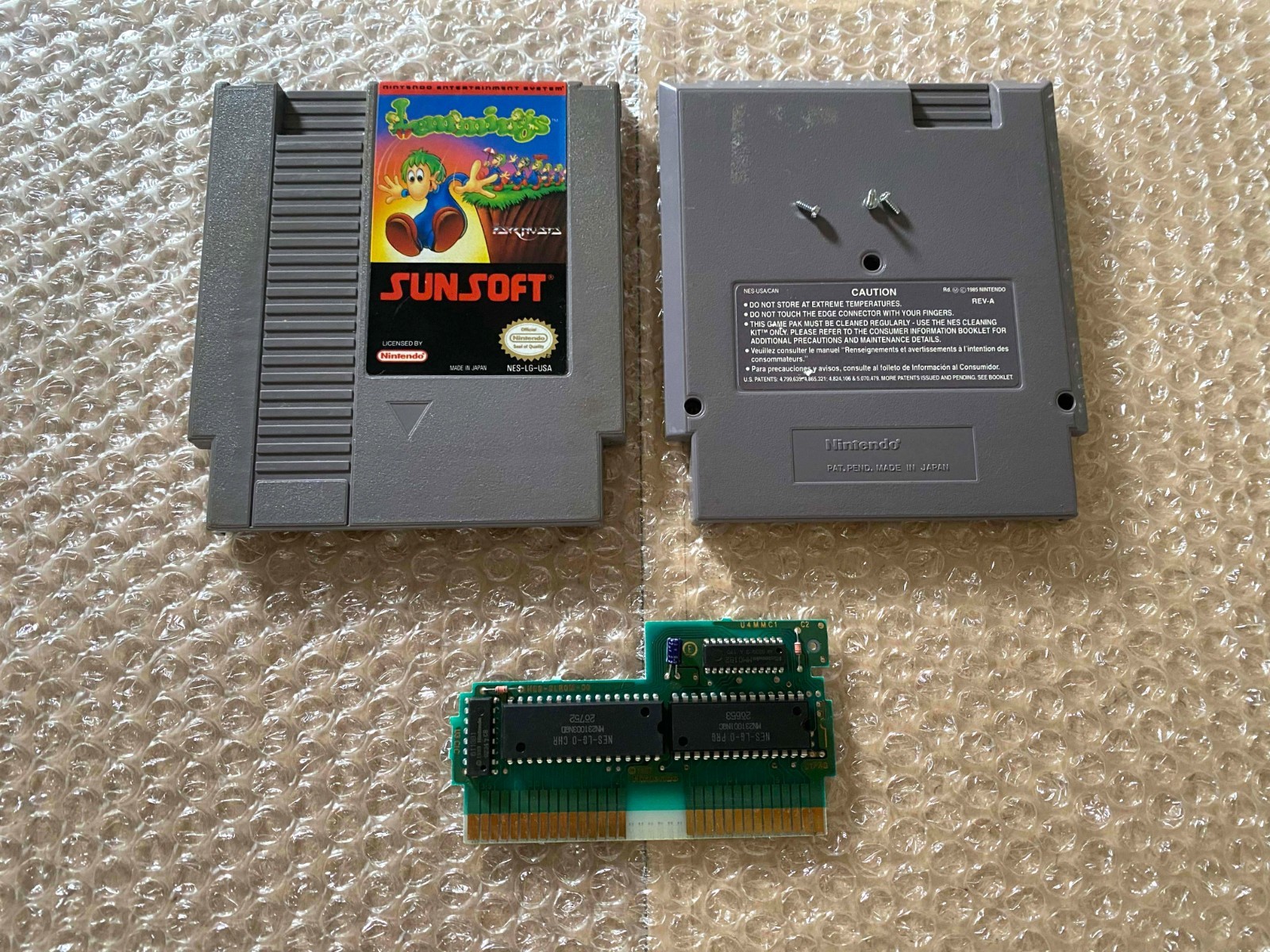 Lemmings (Nintendo Entertainment NES, 1992) – CART ONLY *AUTHENTIC *TESTED