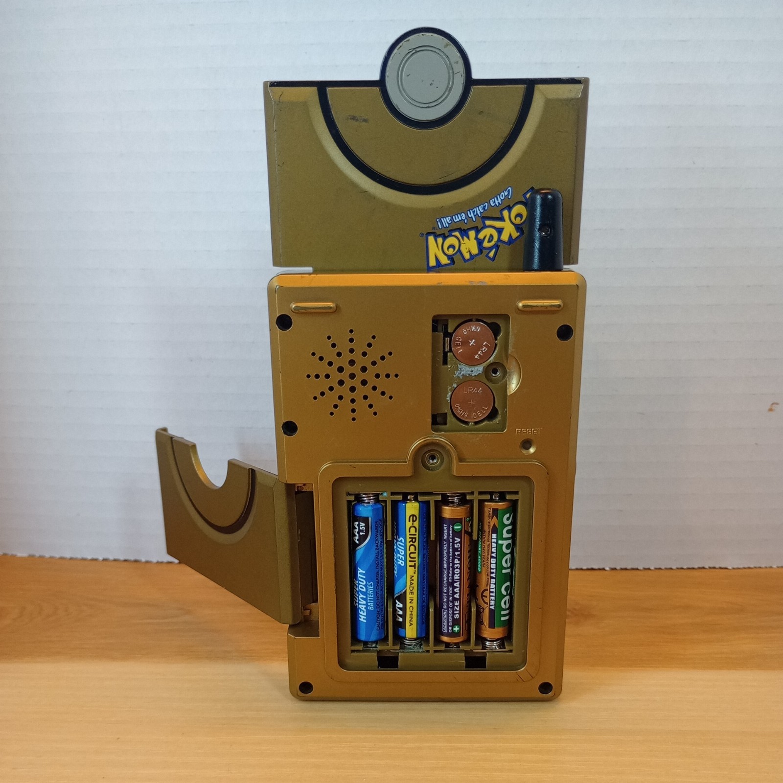 2001 POKEMON POKEDEX DELUXE GOLD EDITION TIGER NINTENDO Working Condition Read D