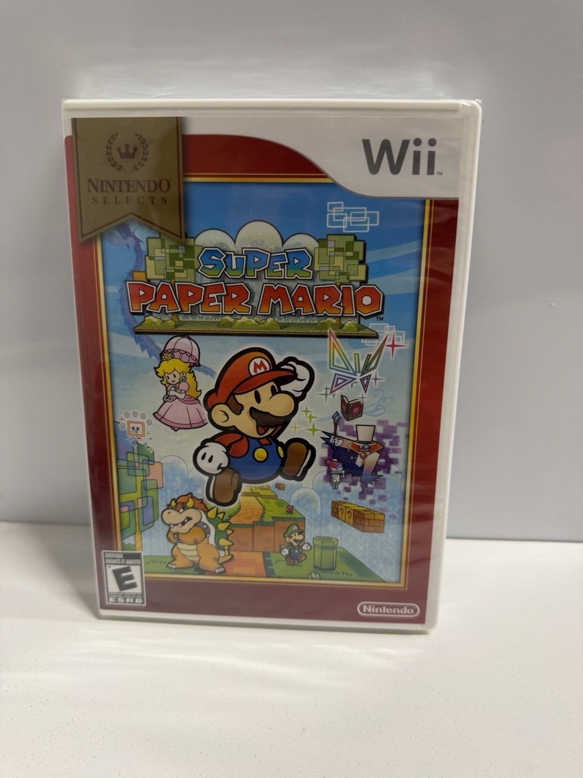 Super Paper Mario Nintendo Selects Edition (Nintendo Wii) Brand New Sealed US