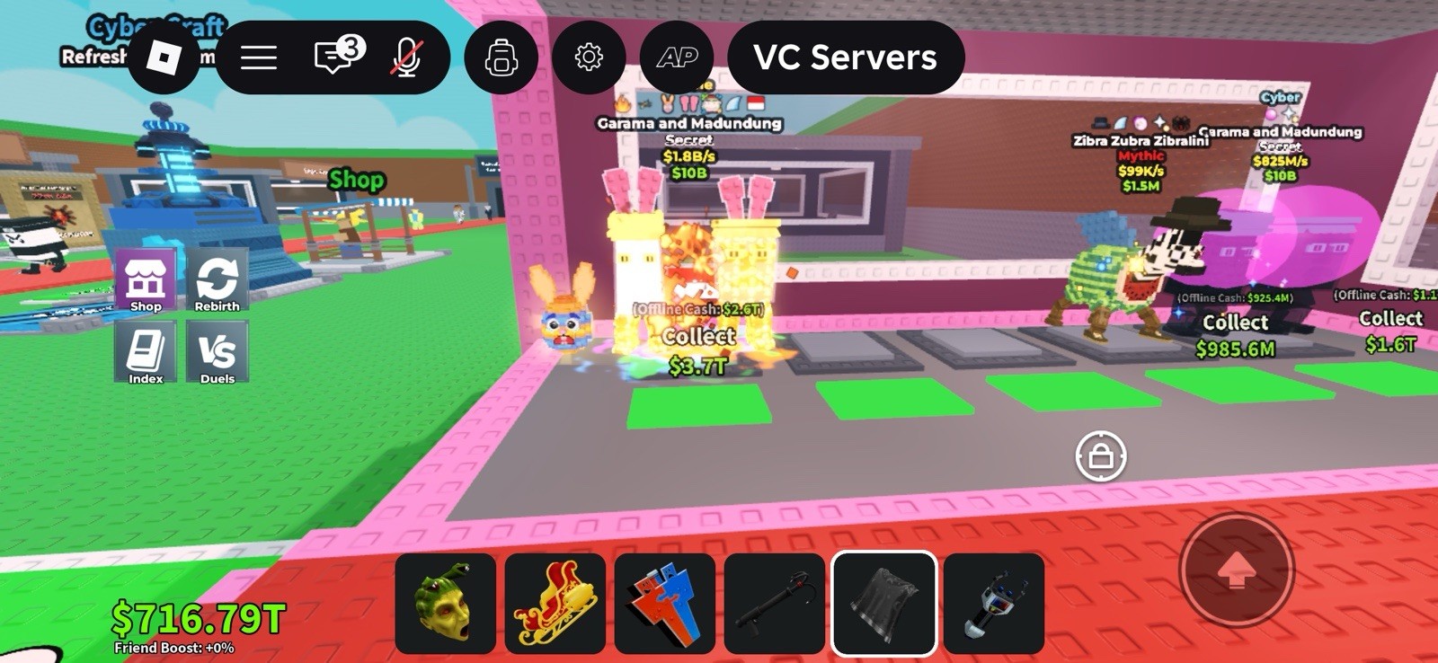 Roblox CyberCraft Simulation Game Screenshot – Multiplayer Online Playability