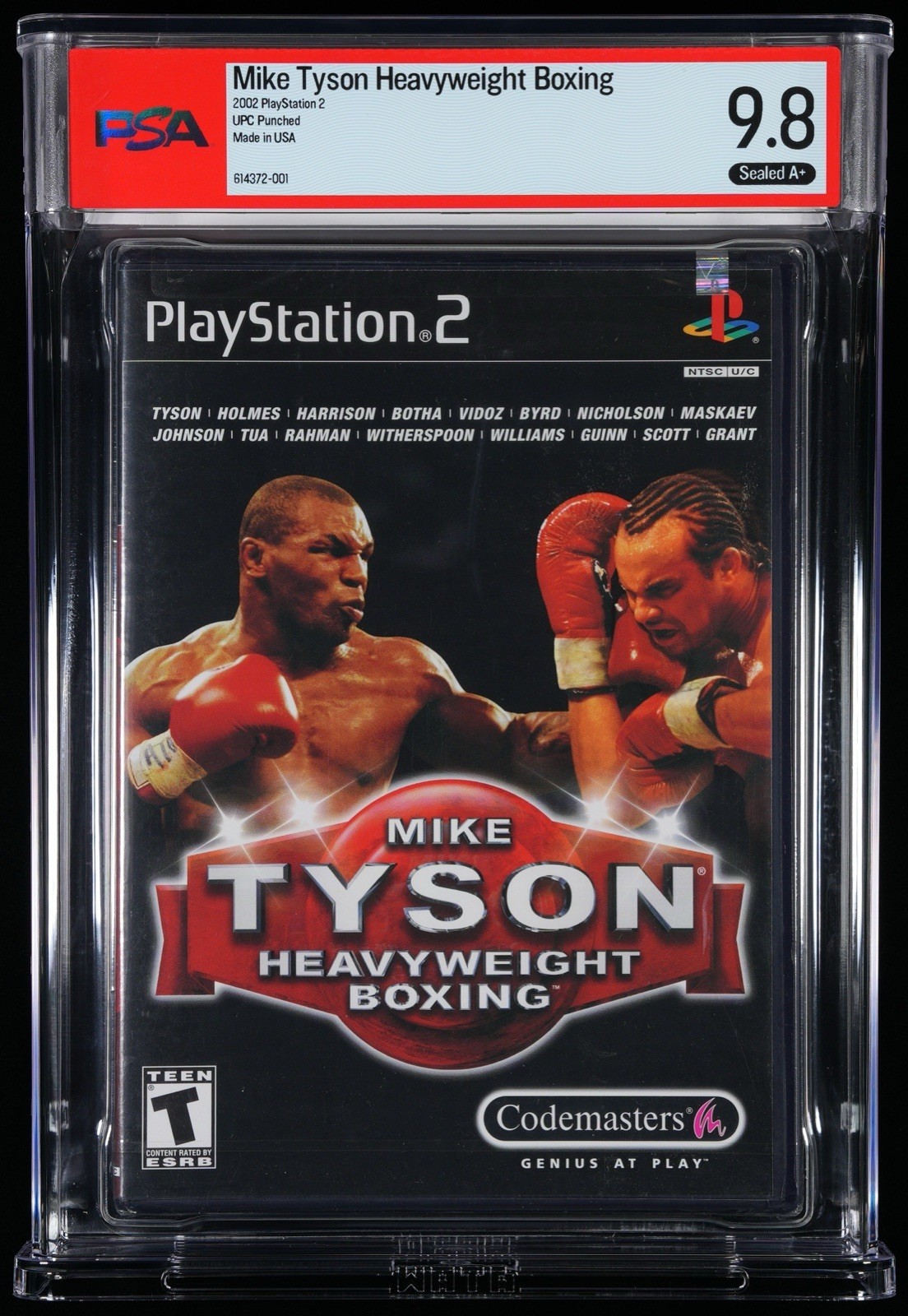 Mike Tyson Heavyweight Boxing • PSA 9.8 A+ • PlayStation 2 PS2 • Pop 1