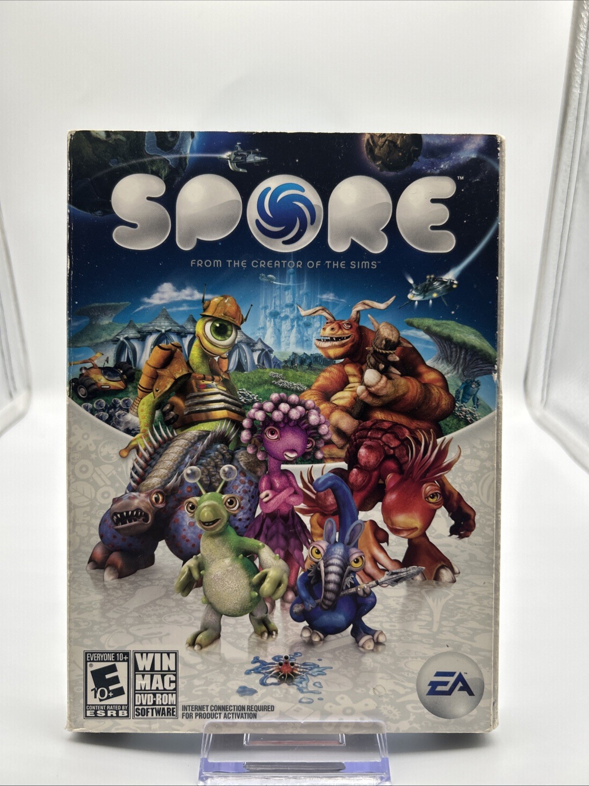 Spore: Galactic Edition (Windows/Mac, 2008)Box PC E 10+ Complete From SIMS Mint