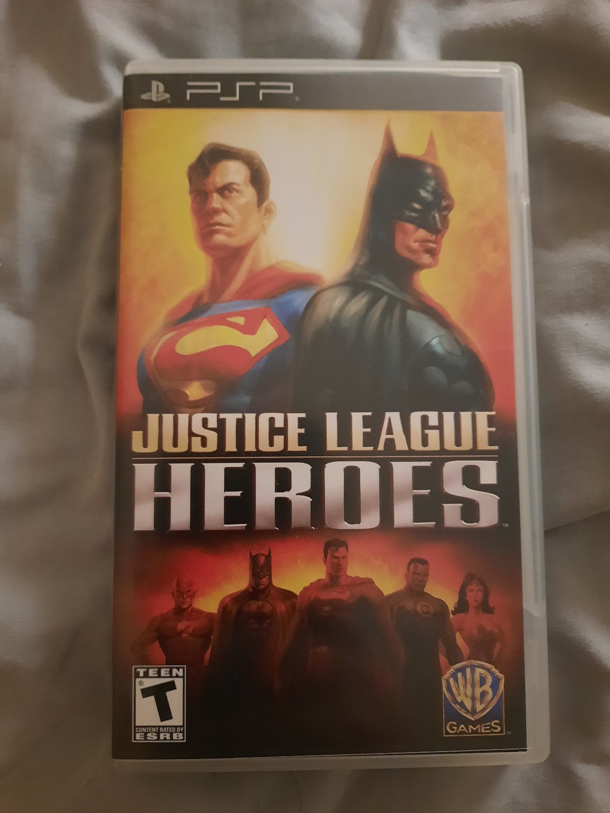 Justice League Heroes (PSP) Manual Included