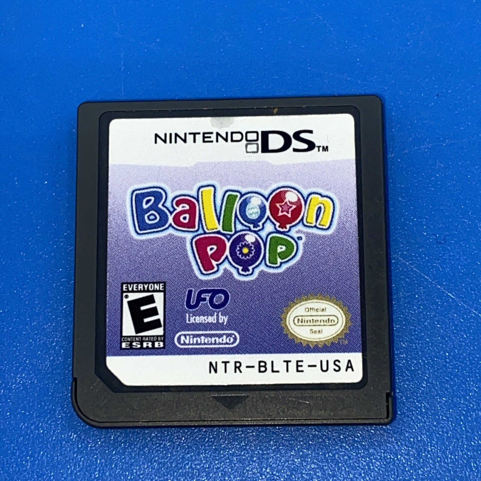 Balloon Pop Nintendo DS 2DS 3DS XL Lite Game *Tested*