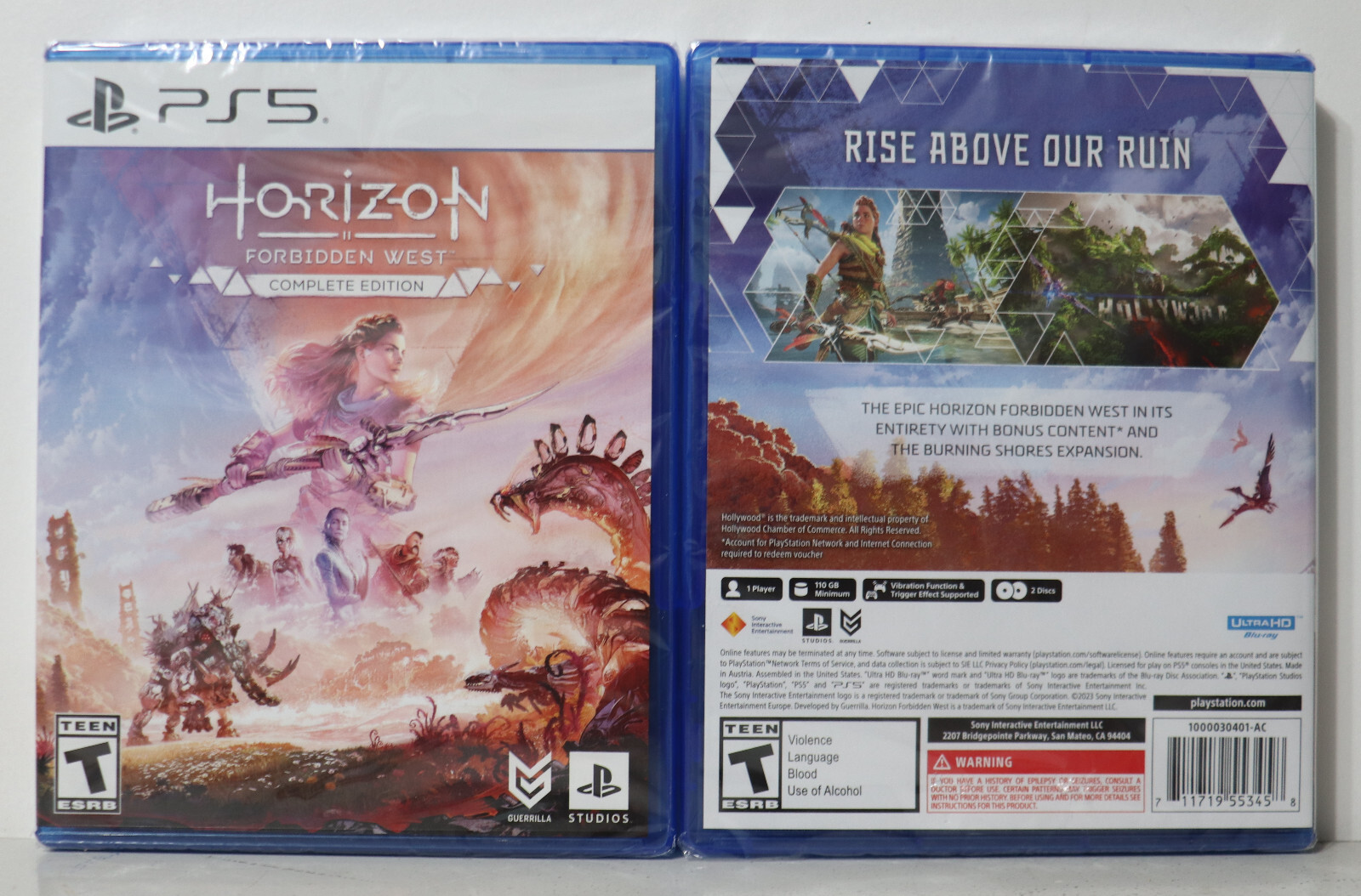 Horizon: Zero Dawn Remastered & Forbidden West Complete Edition (PS5) Bundle