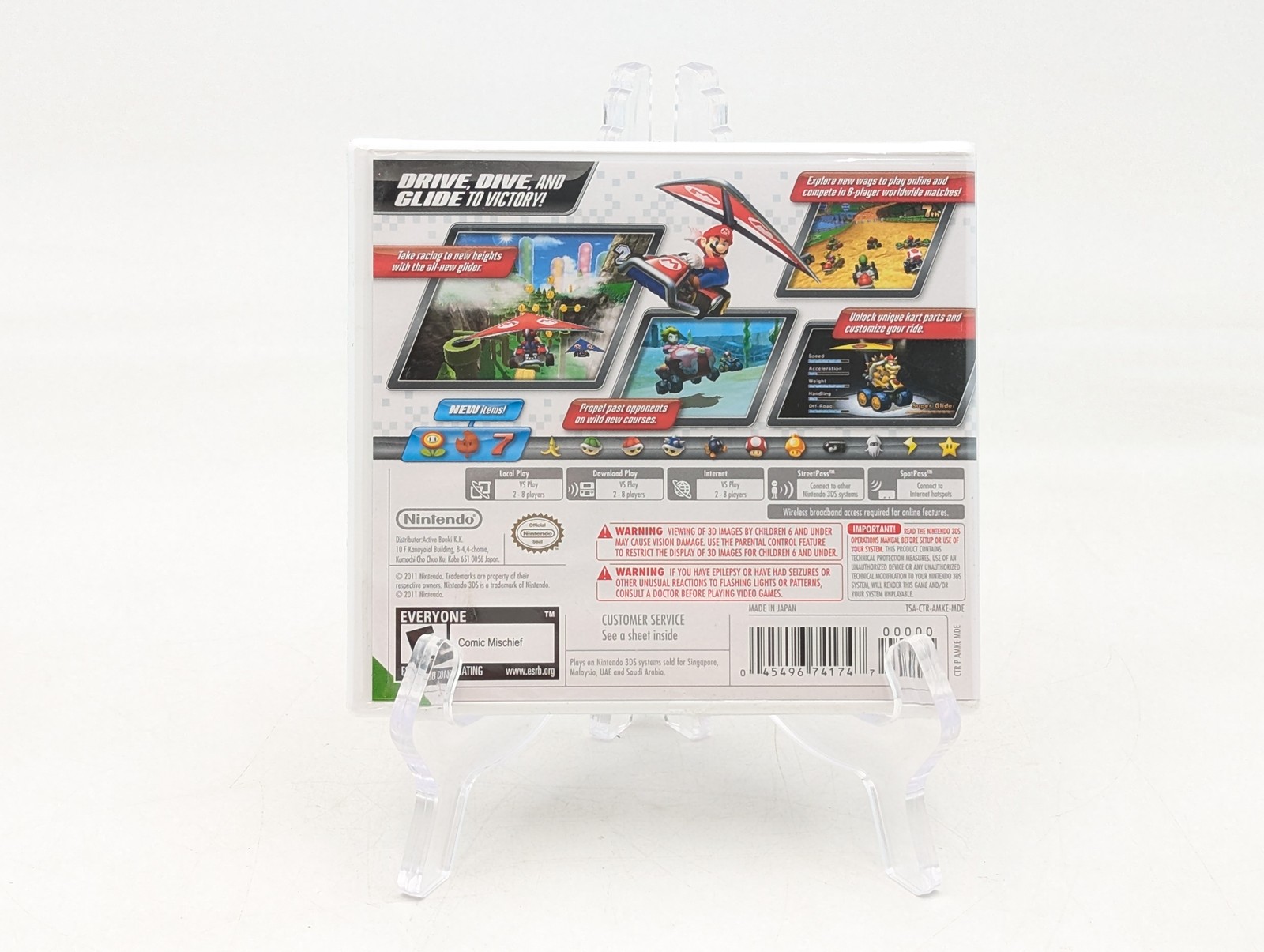 Nintendo Mario Kart 7 For The Nintendo 3DS E-Everyone | Lot of 5
