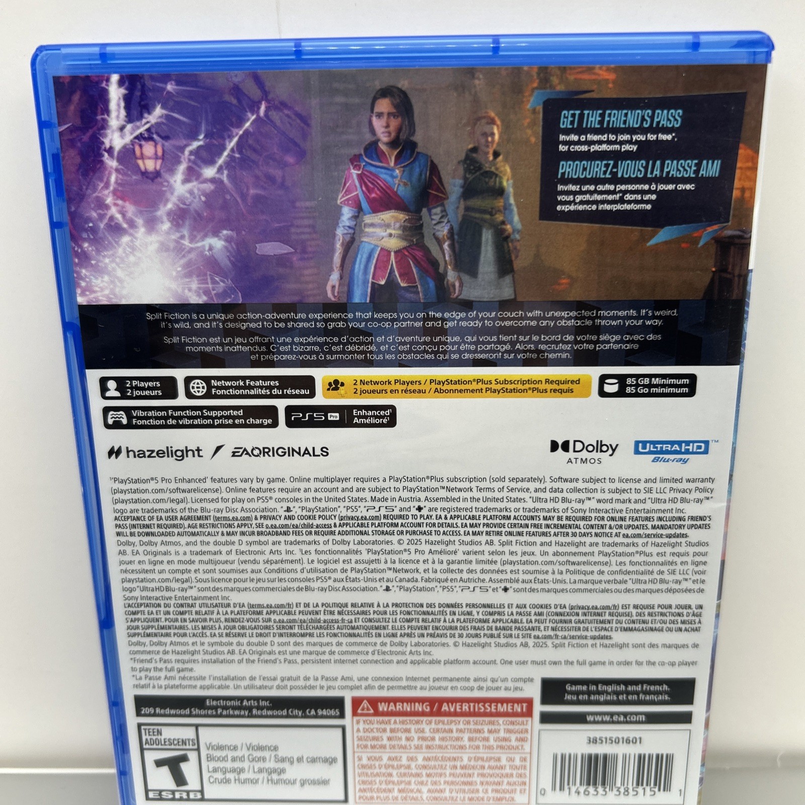 Split Fiction Sony PlayStation 5 Video Game- Action Adventure